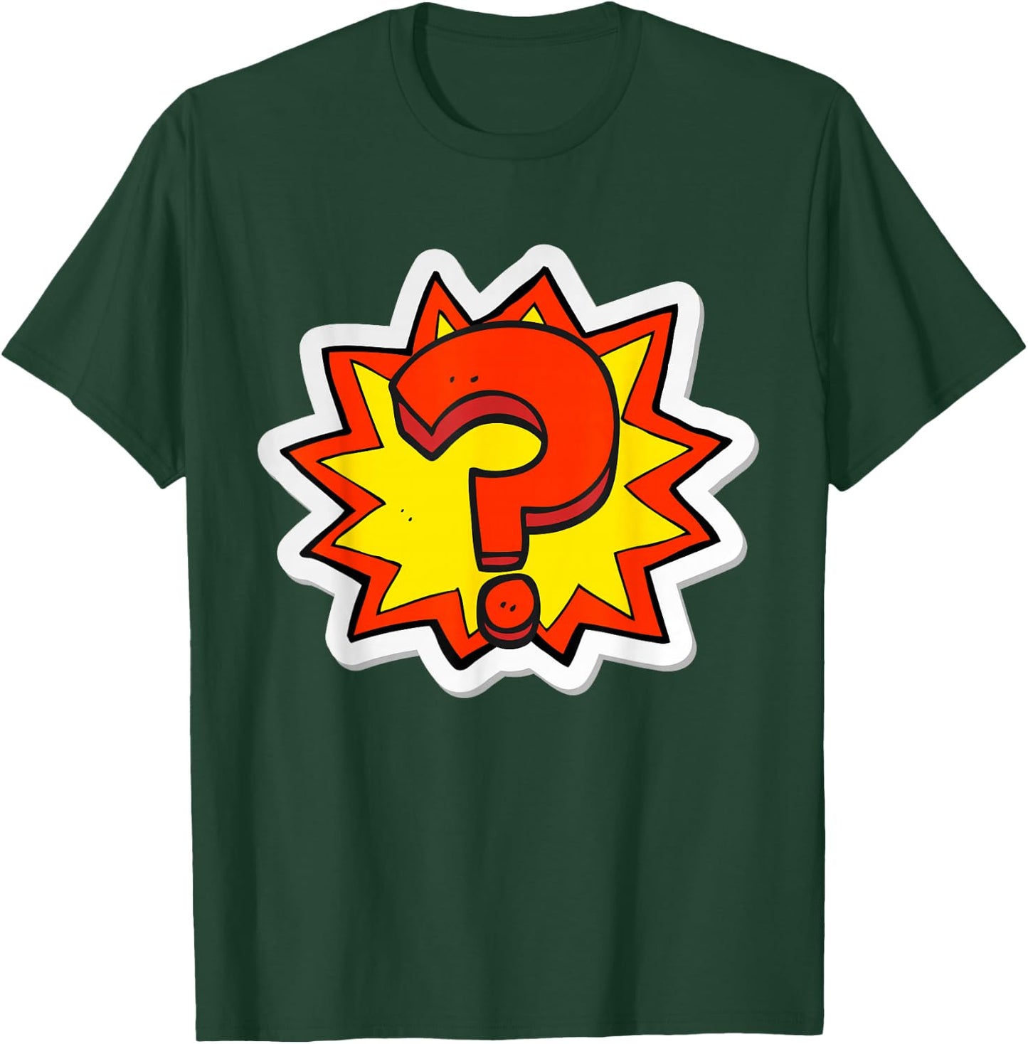 Question Mark Shirt Men & Women T-Shirt - T-Shirt | Forest