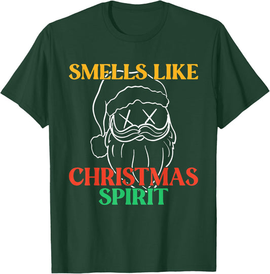Smell Like Christmas Spirit Santa Claus T-Shirt - T-Shirt | Forest