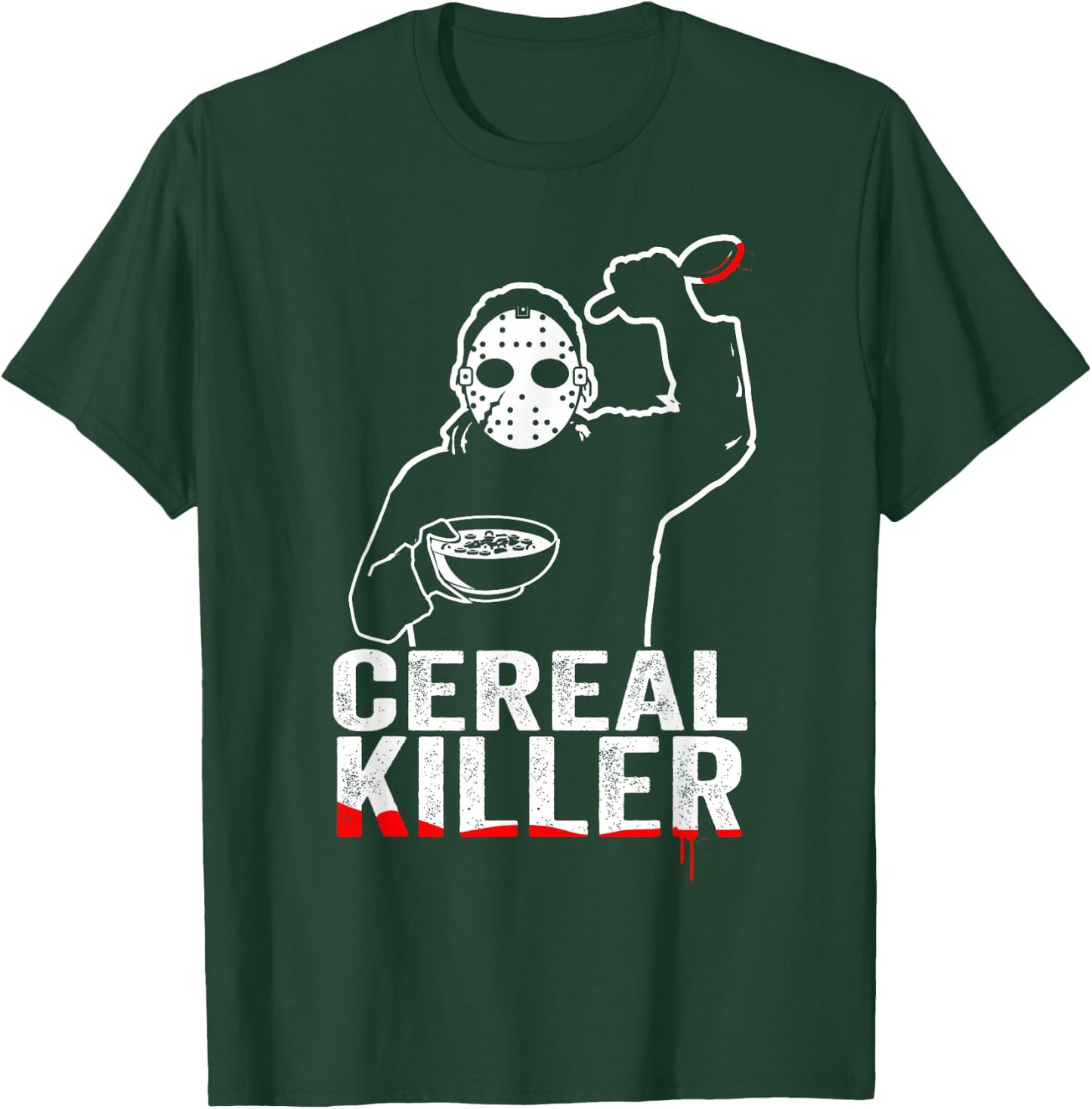 Funny Cereal Killer Shirt - Breakfast T-Shirt - T-Shirt | Forest