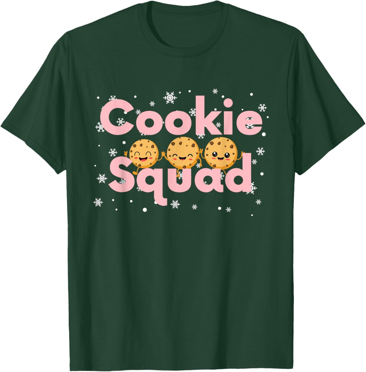 Cute Cookie Squad Christmas Baking Team T-Shirt - T-Shirt | Forest