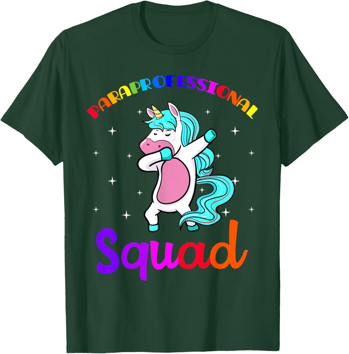 Paraprofessional Squad Paraeducator Para-pro Teacher's Aide Women Girls Kids T-Shirt - T-Shirt | Forest