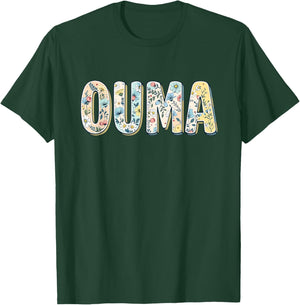 Wildflowers Ouma Floral Mother's Day Ouma T-Shirt - T-Shirt | Forest