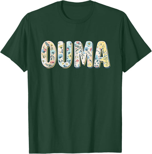 Wildflowers Ouma Floral Mother's Day Ouma T-Shirt - T-Shirt | Forest