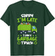 Kids Garbage Day Boys Sorry I'M Late I Saw A Garbage Truck T-Shirt - T-Shirt | Forest