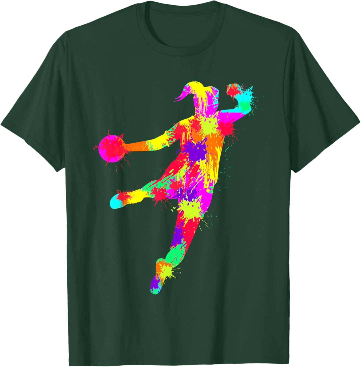 Handball Handballerin Handballspieler Mädchen Kinder T-Shirt - T-Shirt | Forest