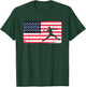 Thrower American Flag Track And Field USA Throwing Javelin T-Shirt - T-Shirt | Forest