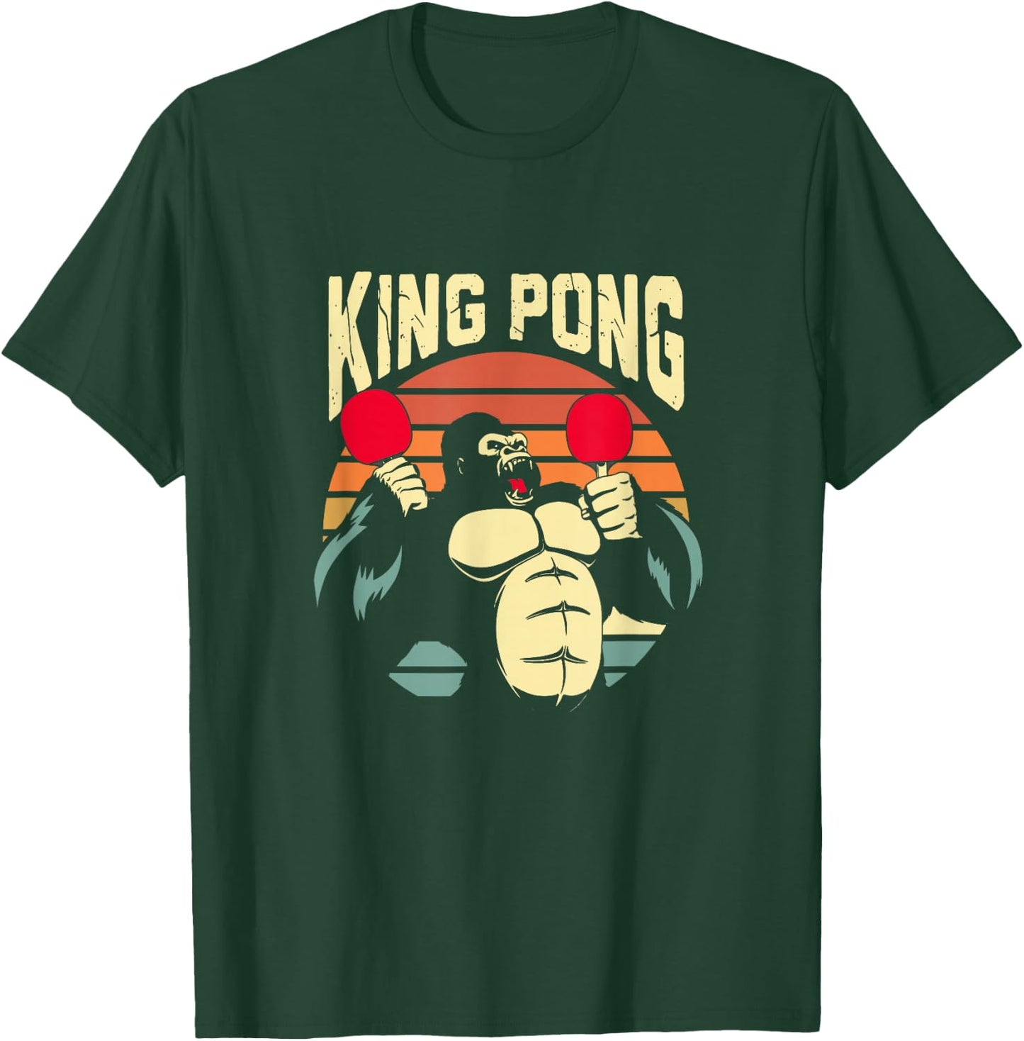 Ping Pong Table Tennis Player T-Shirt - T-Shirt | Forest