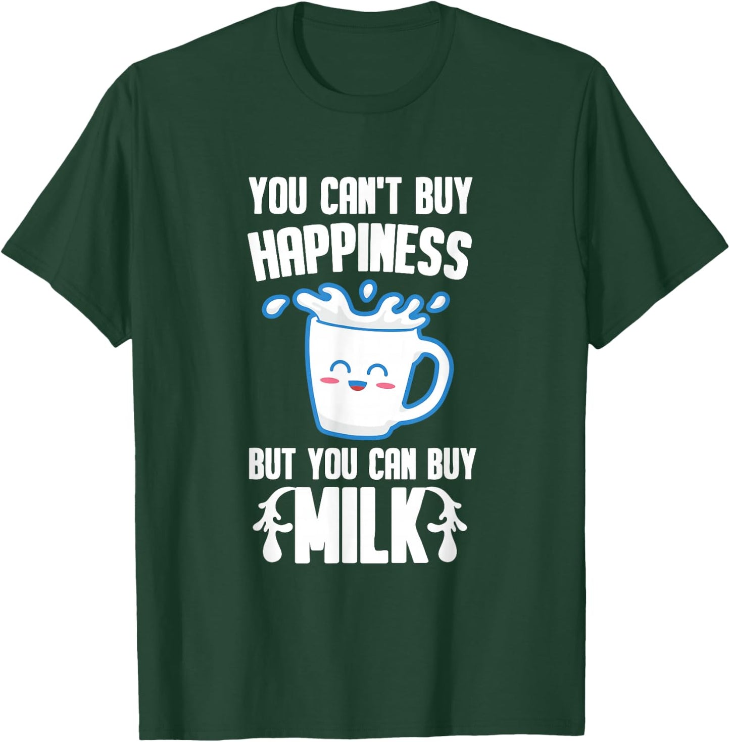 Milk Lover Gift - Dairy Farmer T-Shirt - T-Shirt | Forest