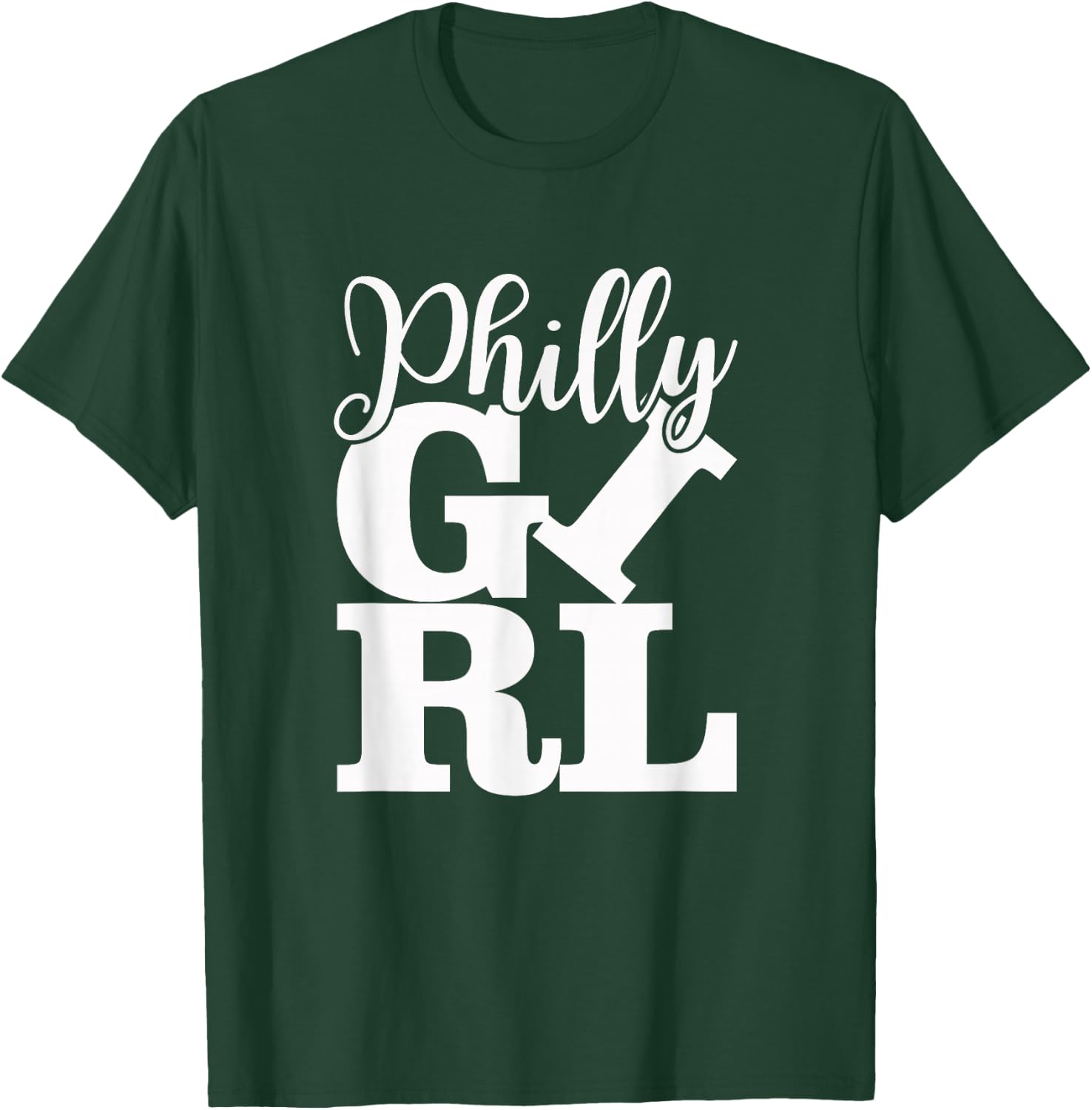 Philly Girl Philadelphia Home Town Pride Philly Jawn T-Shirt - T-Shirt | Forest