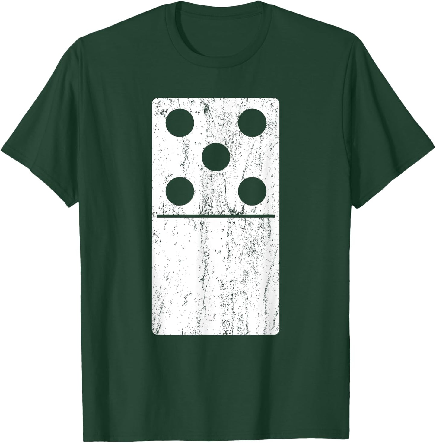 Domino Matching Group Tiles Five-Zero 5-0 Funny T-Shirt - T-Shirt | Forest
