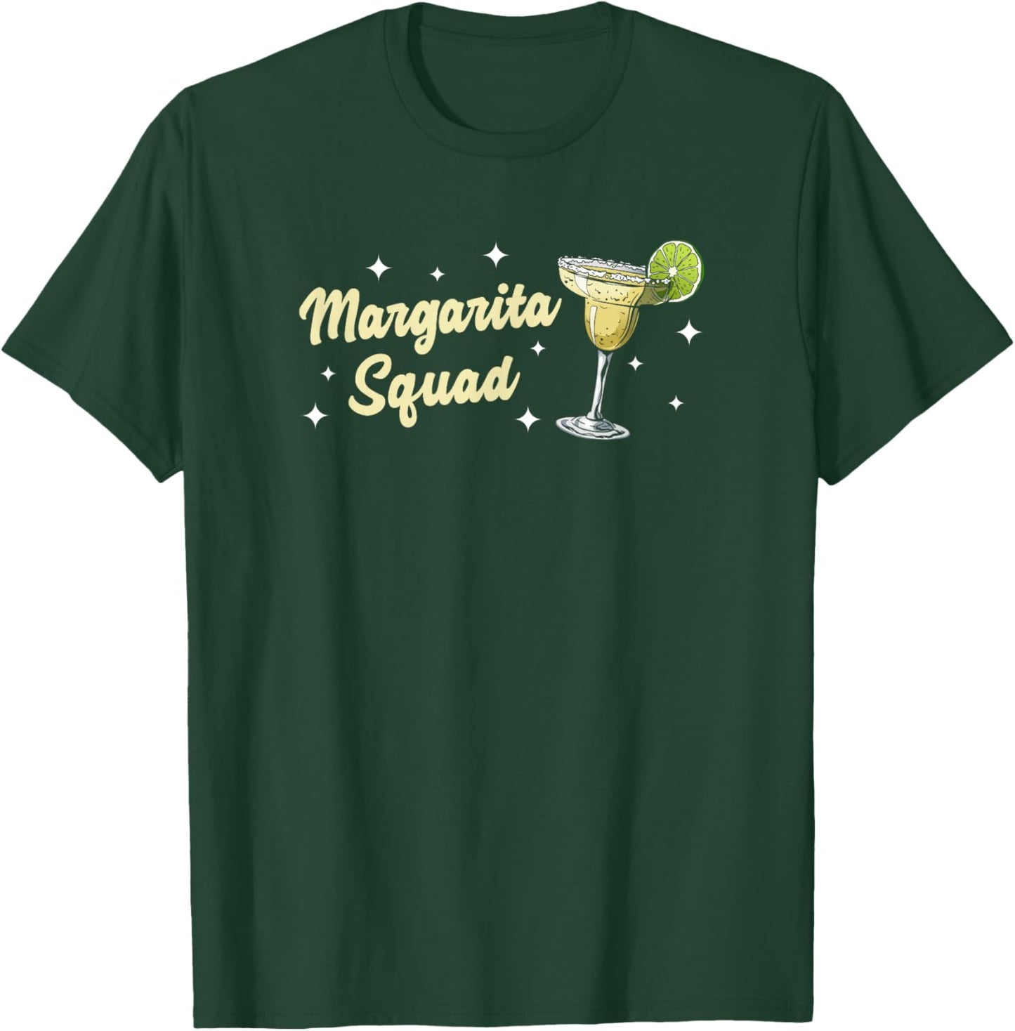 Margarita Squad Adult Men and Cinco de Mayo T-Shirt - T-Shirt | Forest