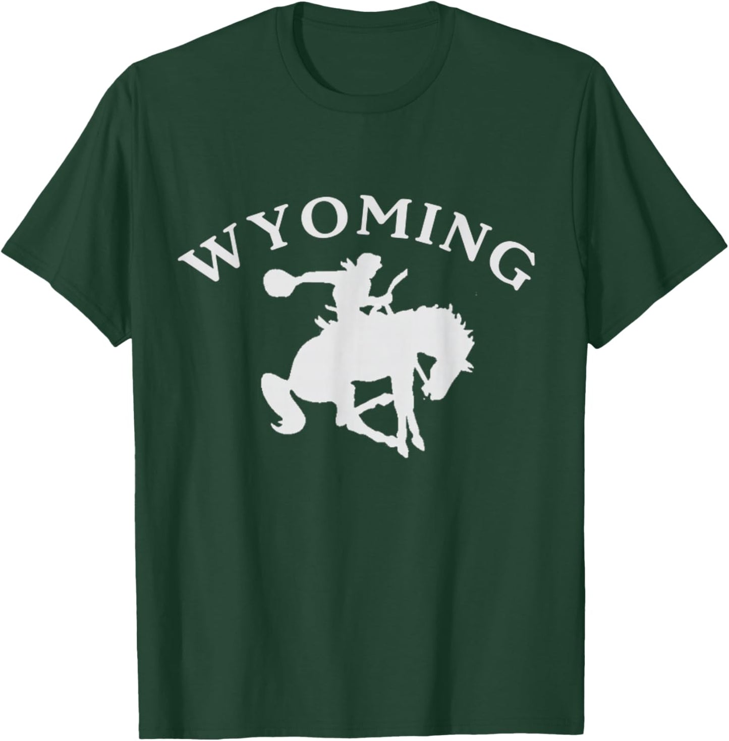 Wyoming Bucking Horse Wyoming T-Shirt - T-Shirt | Forest