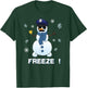 Cop Snowman Shirt Freeze Christmas Party Gift Xmas T-Shirt - T-Shirt | Forest