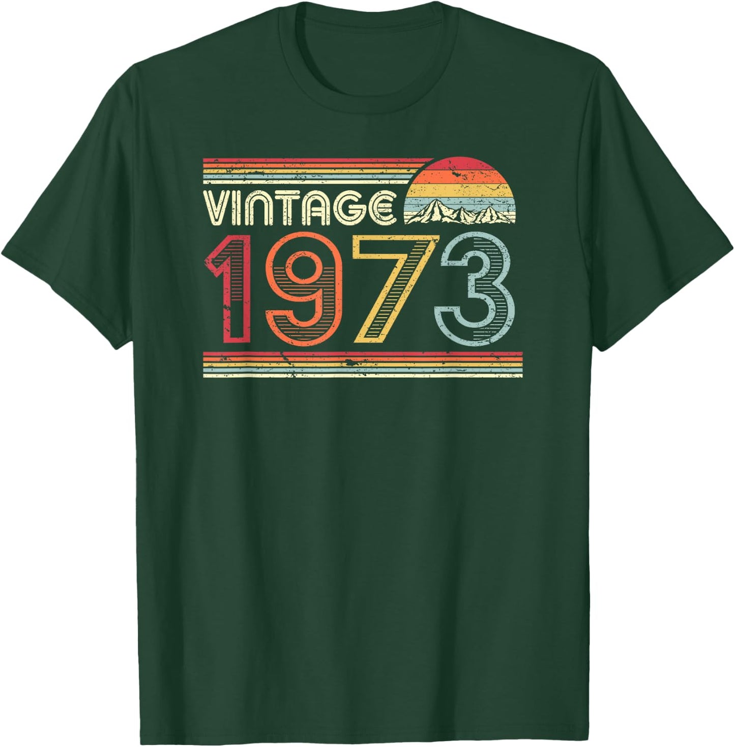 1973 Vintage Shirt, Birthday Gift . Retro Style T-Shirt - T-Shirt | Forest