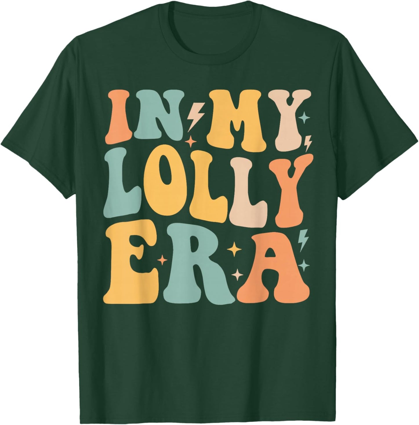 Retro Groovy In My Lolly Era Mother's Day T-Shirt - T-Shirt | Forest