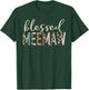 Blessed Meemaw Cute Leopard Print T-Shirt - T-Shirt | Forest