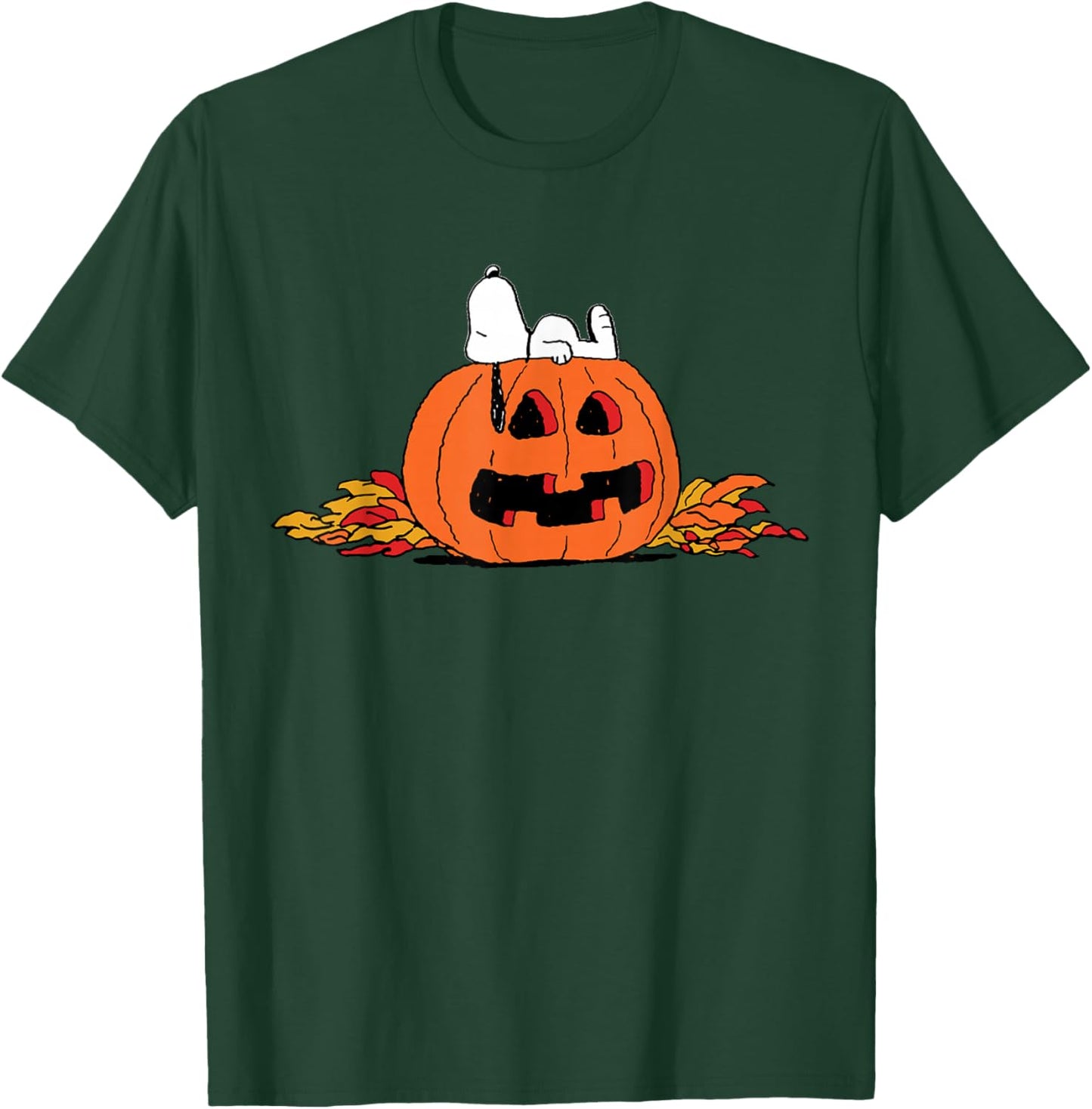 Peanuts Snoopy Lantern Halloween T-Shirt - T-Shirt | Forest