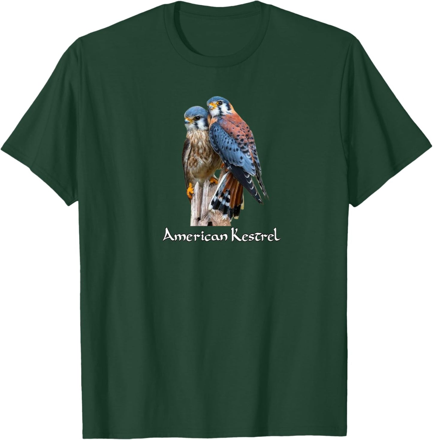 American Kestrel Wildlife T-Shirt - T-Shirt | Forest