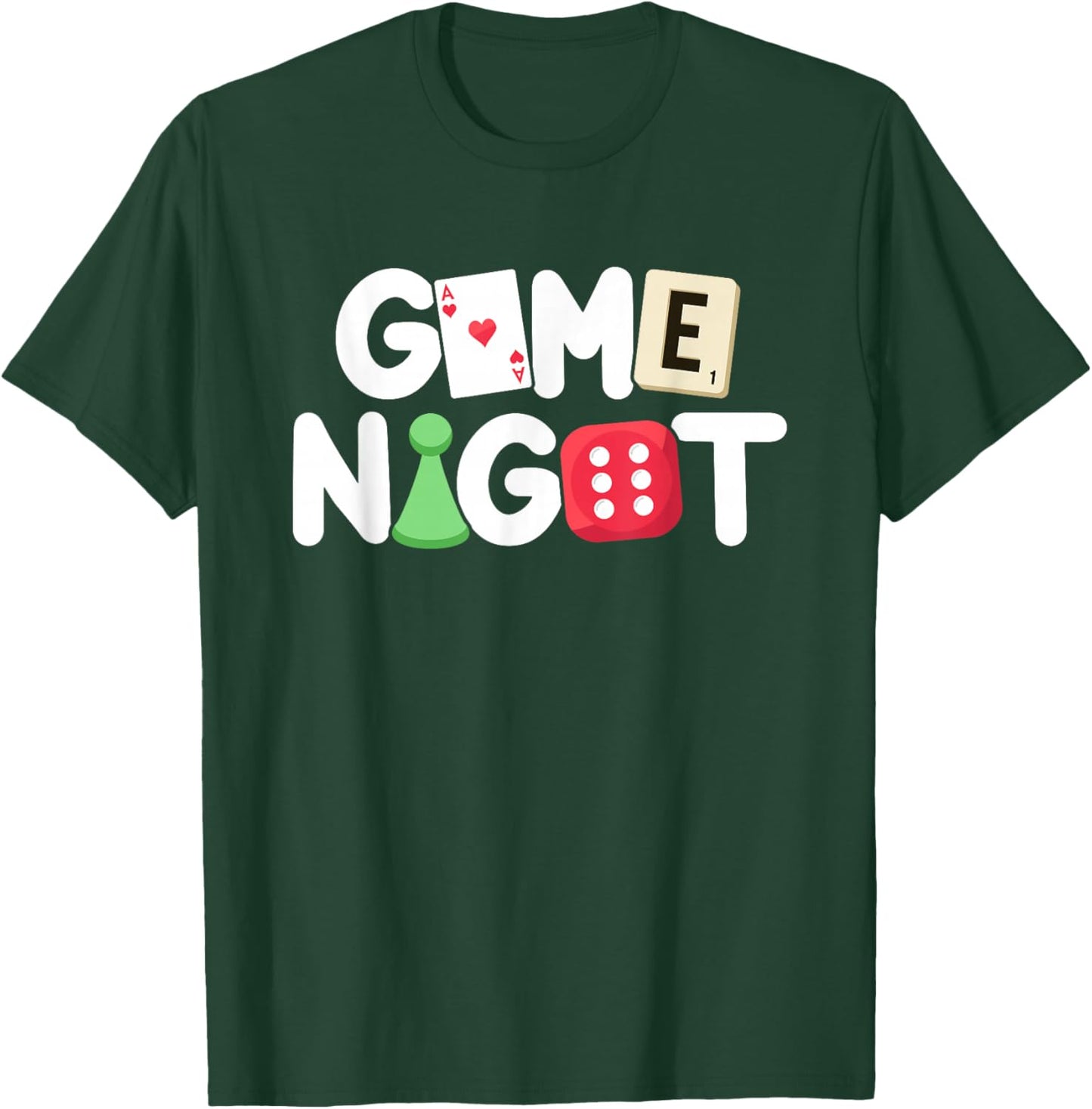 Game Night Host Board Games Trivia Night Team Women Men T-Shirt - T-Shirt | Forest