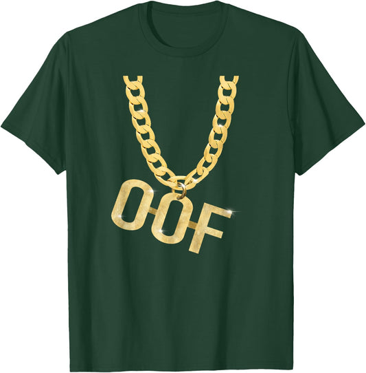 FUNNY oof necklace and pendant design T-Shirt - T-Shirt | Forest