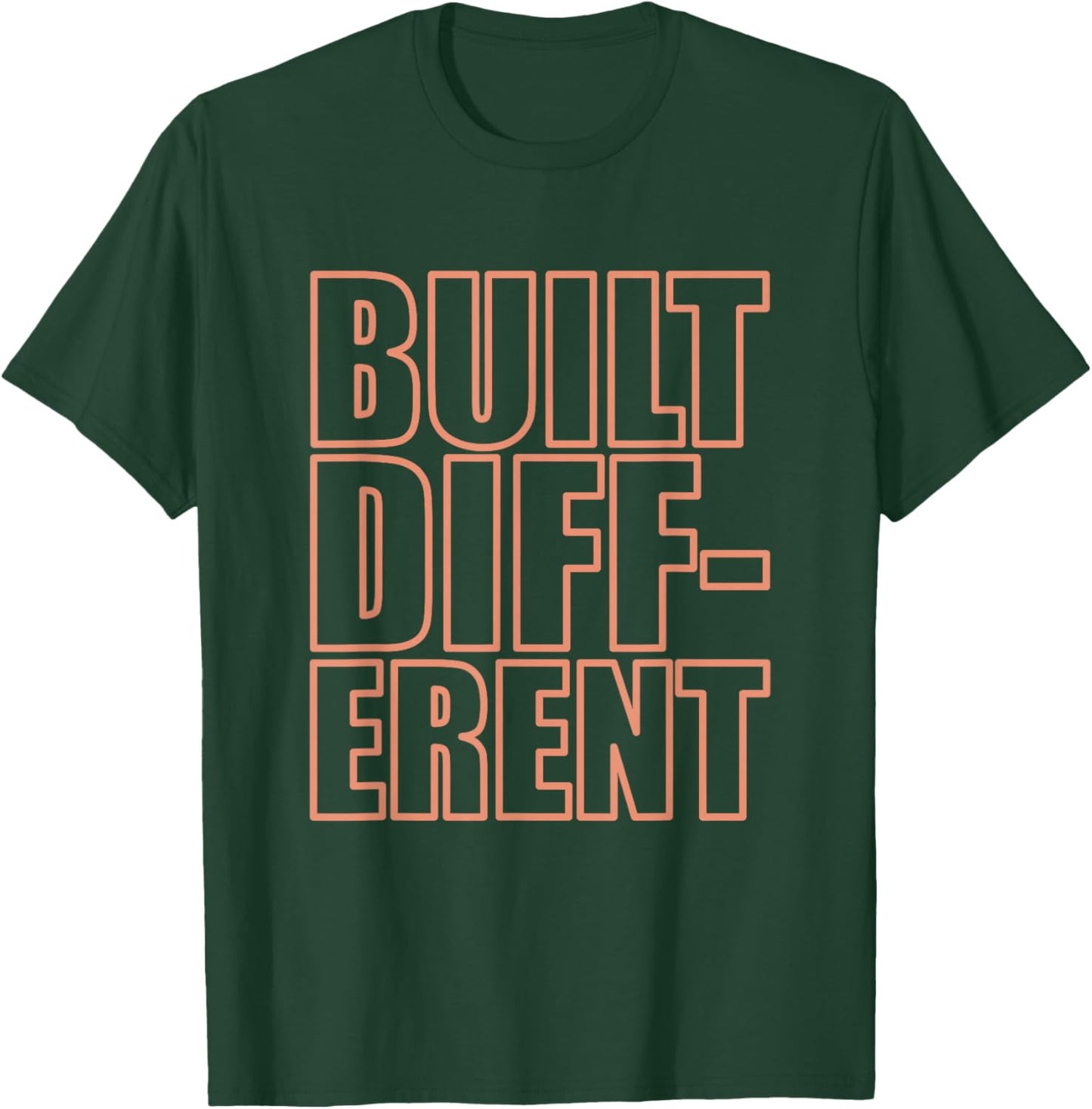 Concrete And Luxury Built Different Crimson Bliss T-Shirt - T-Shirt | Forest