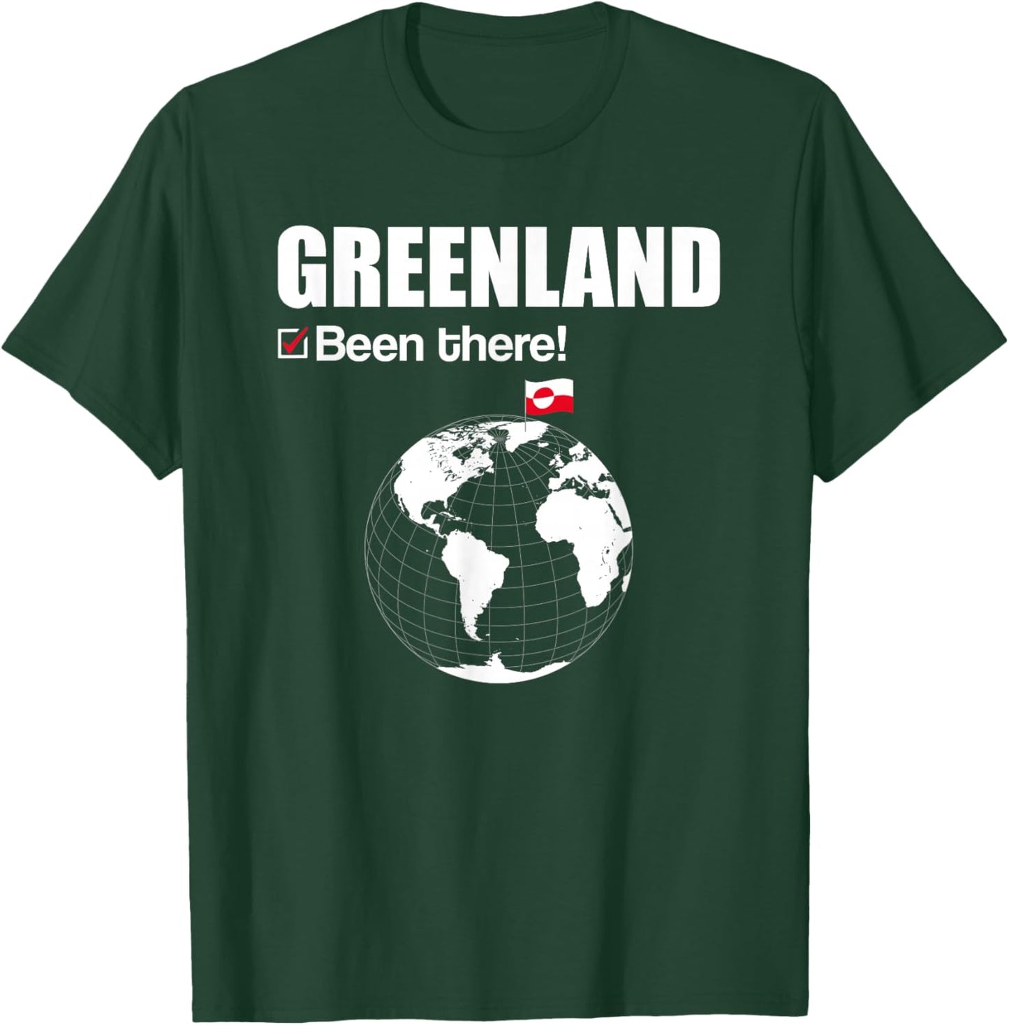 Greenland Been There Icebear Compass Greenland T-Shirt - T-Shirt | Forest