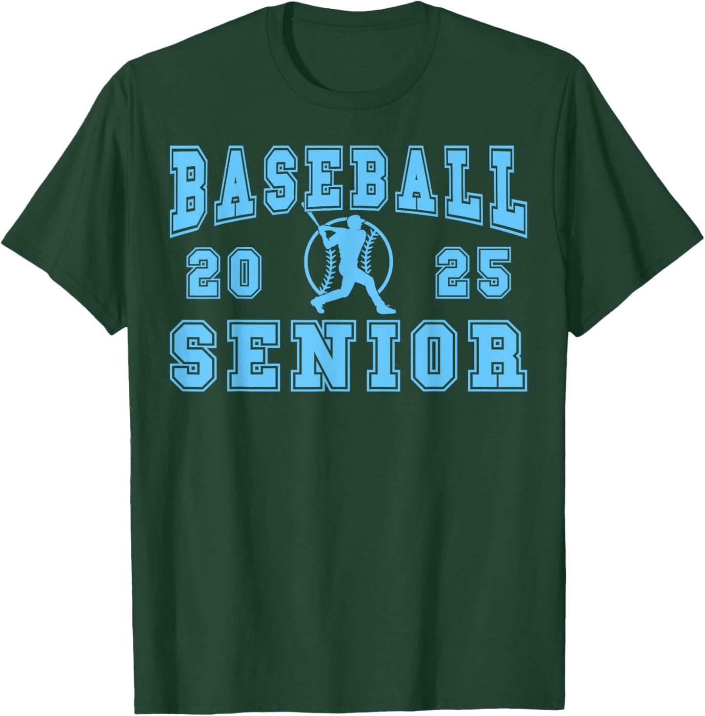 Baseball Senior Night Baseball Senior 2025 Graduation 26 T-Shirt - T-Shirt | Forest