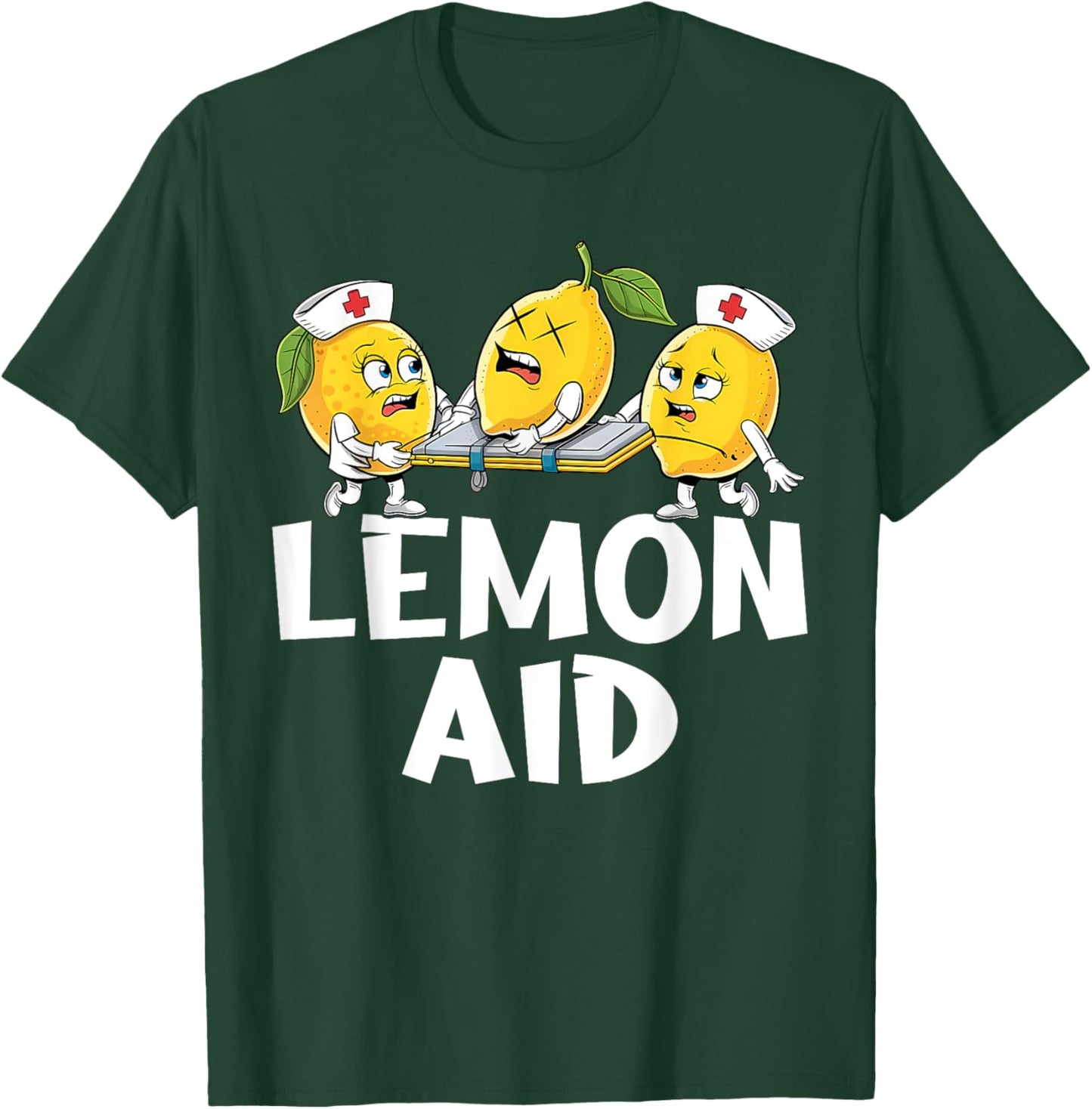 Lemon Aid Funny Lemonade Funny Lemons T-Shirt - T-Shirt | Forest