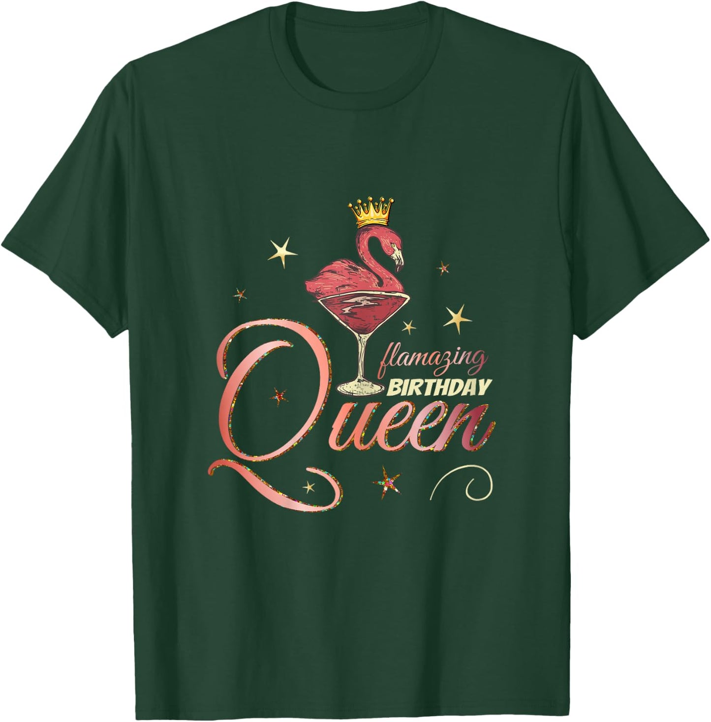 Flamazing Flamingo Birthday Gift T-Shirt - T-Shirt | Forest