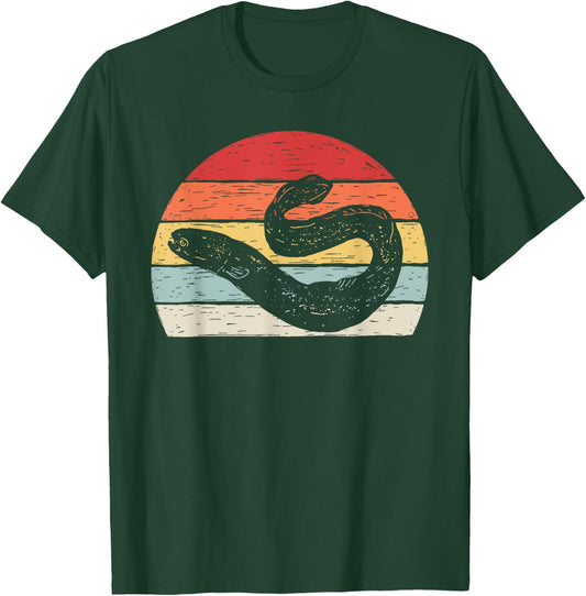 Vintage Retro Electric Eel Electric Fish T-Shirt - T-Shirt | Forest
