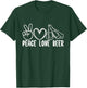 Peace Love Beer T-Shirt - T-Shirt | Forest