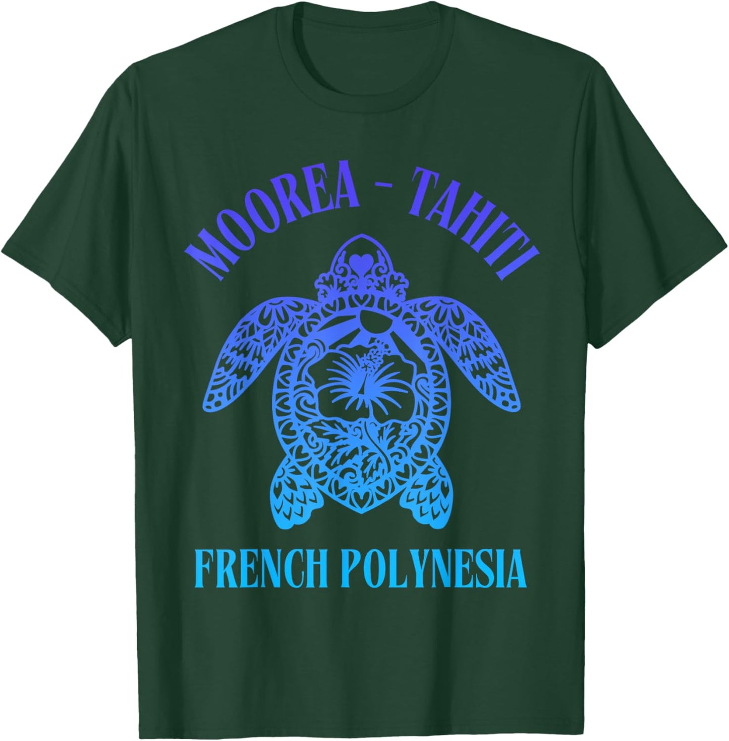 French Polynesia Moorea Tahiti T-Shirt - T-Shirt | Forest
