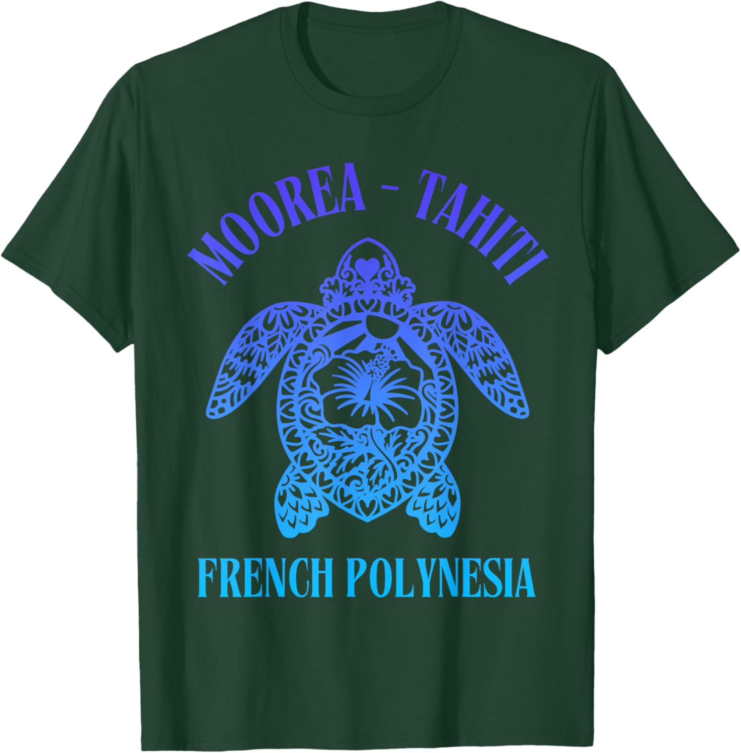 French Polynesia Moorea Tahiti T-Shirt - T-Shirt | Forest