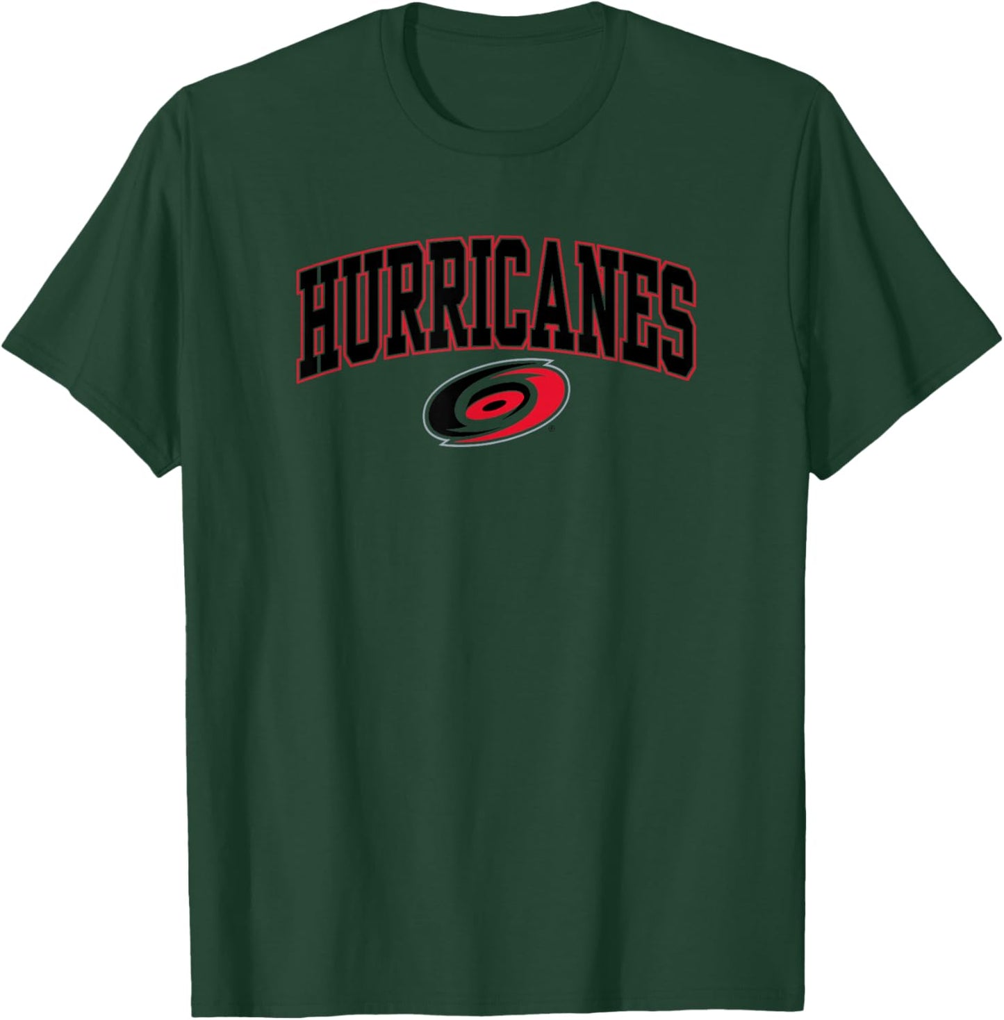Carolina Hurricanes Arch Over White Officially Licensed T-Shirt - T-Shirt | Forest