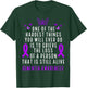 Dementia Awareness Month Butterfly Warrior Alzheimers T-Shirt - T-Shirt | Forest