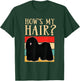 How's My Hair Funny Dreadlock Hungarian Puli Dog Breed Men Women Girls Kids T-Shirt - T-Shirt | Forest