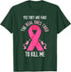 Breast Cancer Awareness Yes They Are Fake Pink Ribbon T-Shirt - T-Shirt | Forest