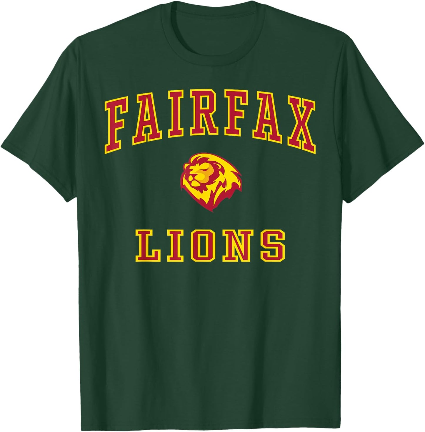 Fairfax High School Lions C1 T-Shirt - T-Shirt | Forest