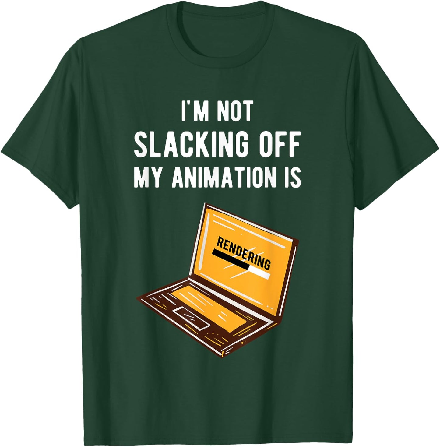 Funny Animator Rendering Animating Graphic Artist Gift T-Shirt - T-Shirt | Forest