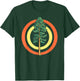 Retro Sun Minimalist Ponderosa Pine Tree Vintage Graphic T-Shirt - T-Shirt | Forest