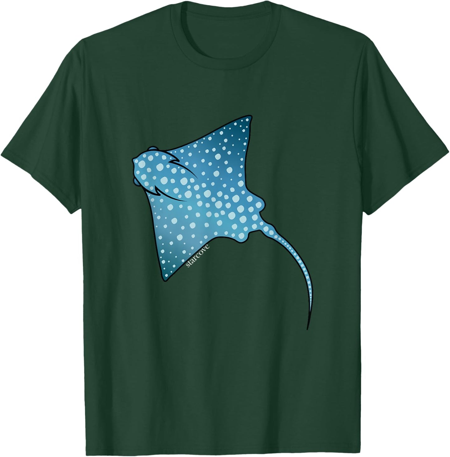 Spotted Eagle Rays Stingray Marine Animals Lover Fish Ocean T-Shirt - T-Shirt | Forest