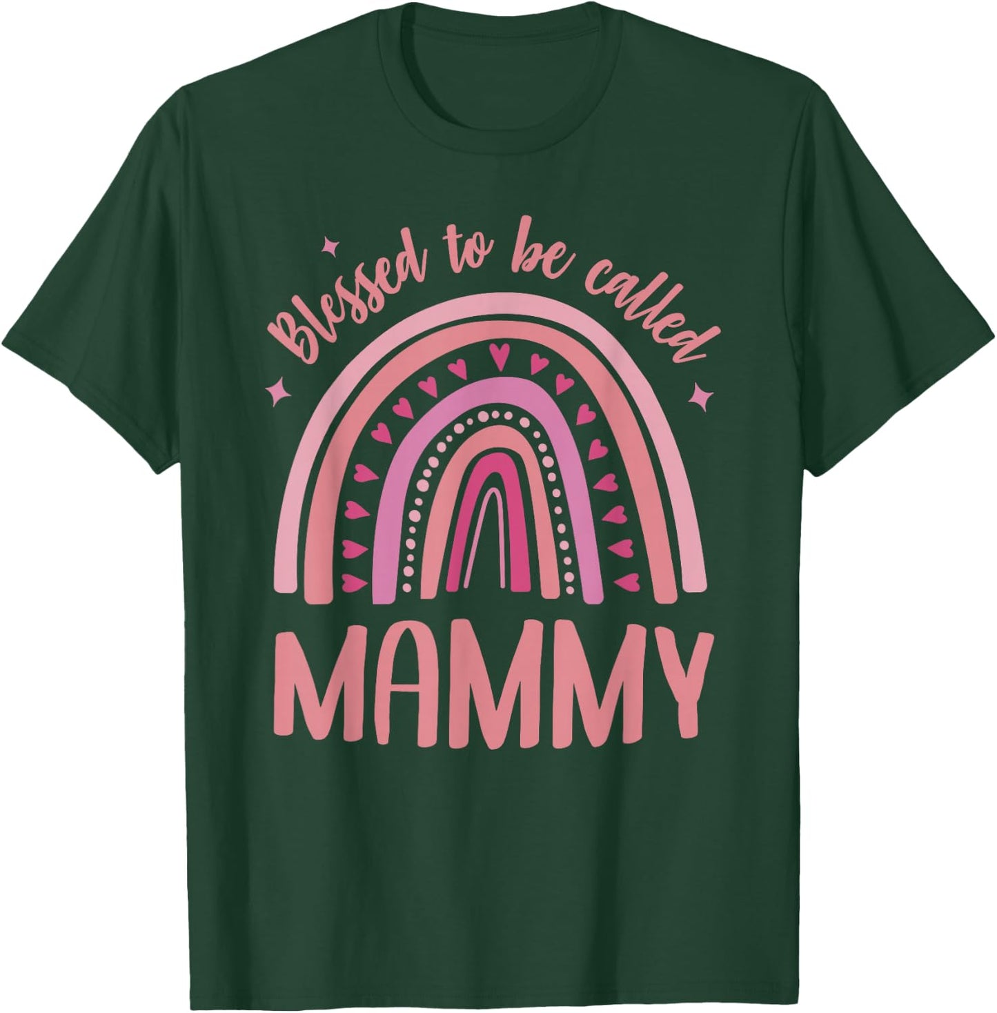 Mammy for Grandma Women Mother's Day Blessed Mammy T-Shirt - T-Shirt | Forest