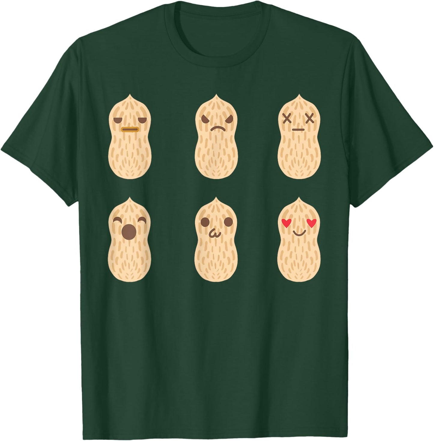 Peanut Graphic gift, Nut design, Peanut design T-Shirt - T-Shirt | Forest
