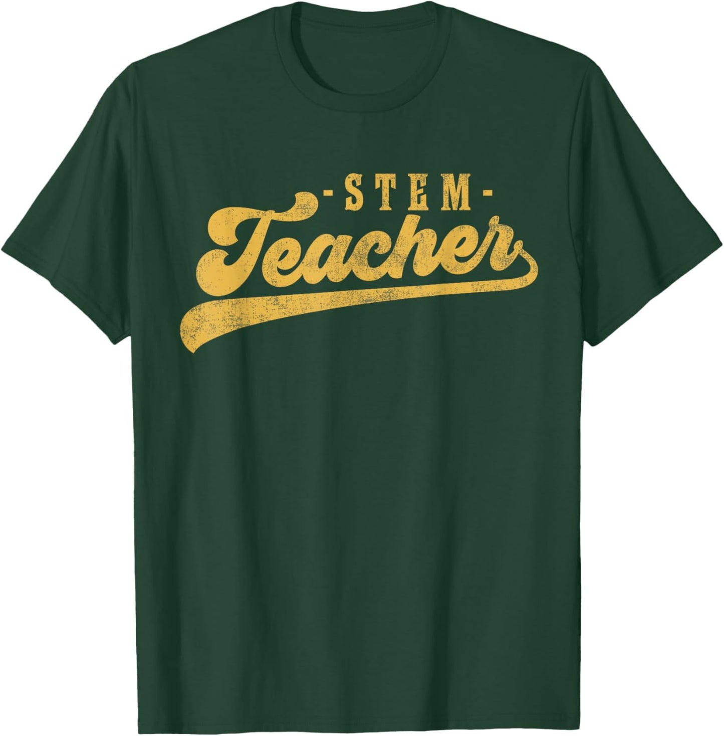 STEM Teacher Men Women Cute Vintage Graphic STEM Teacher T-Shirt - T-Shirt | Forest