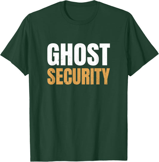 Ghost Security Easy Quick Parents Dad Moms Halloween Costume T-Shirt - T-Shirt | Forest