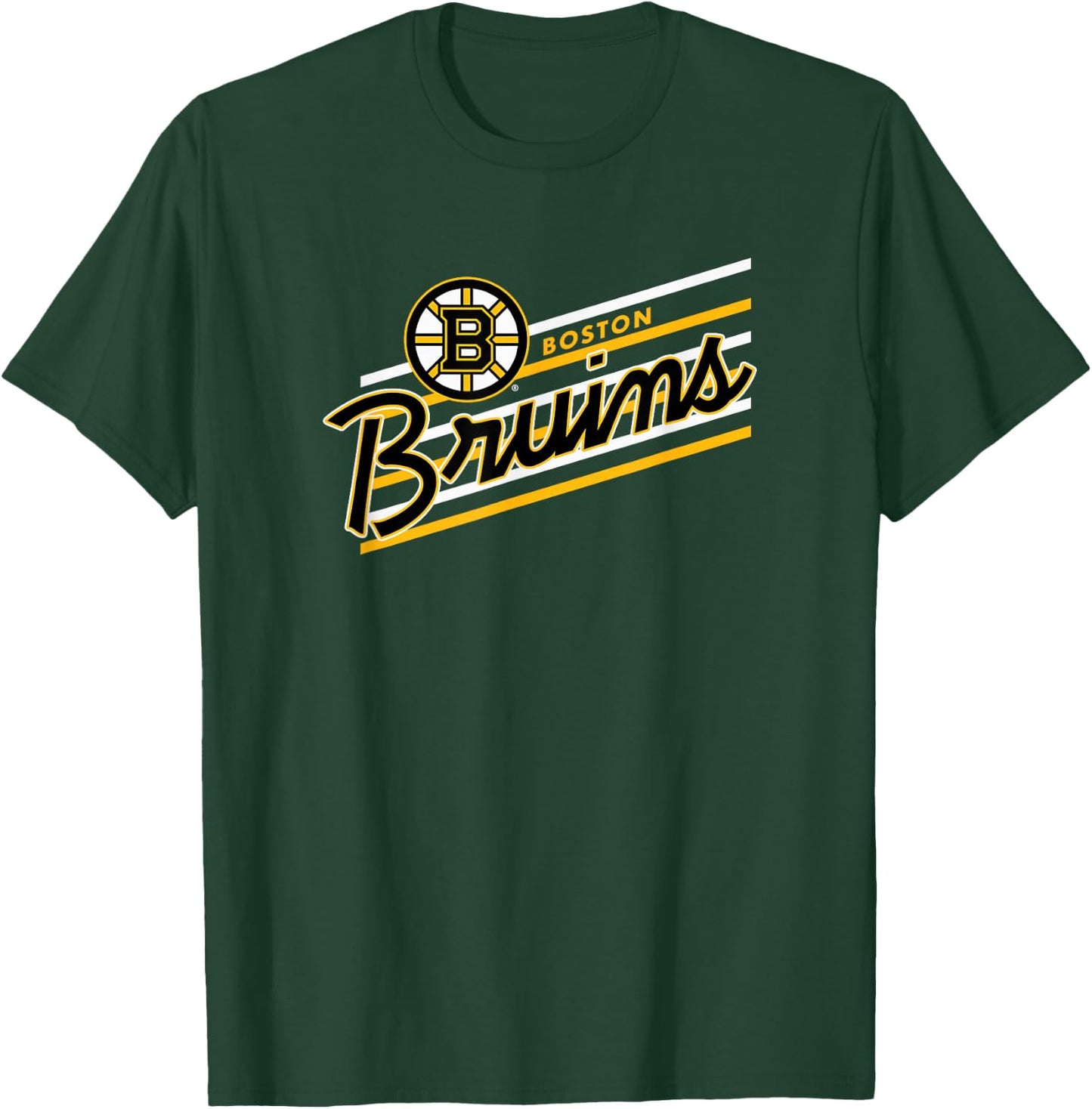 Boston Bruins Retro Performer Dark Heather T-Shirt - T-Shirt | Forest