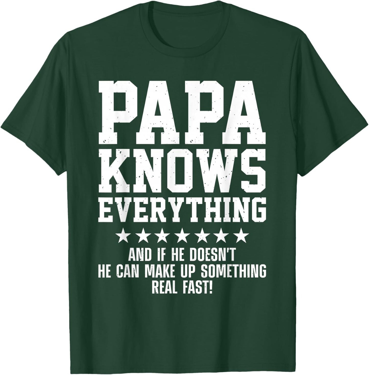 Best Papa Art For Grandpa From Grandkids Father's Day Papa T-Shirt - T-Shirt | Forest