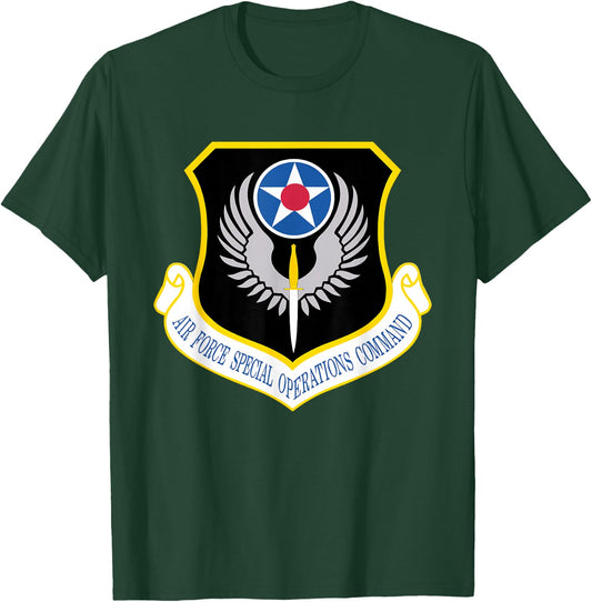 Air Force Special Operations Command AFSOC Military Veteran T-Shirt - T-Shirt | Forest