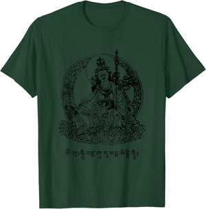 Padmasambhava Guru Rinpoche Tibetan Buddha Mantra Buddhist T-Shirt - T-Shirt | Forest