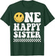 One Happy Dude Sister 1st Birthday Family Matching T-Shirt - T-Shirt | Forest